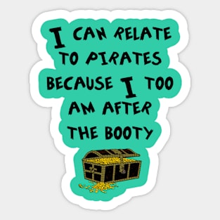 Pirate Booty Sticker